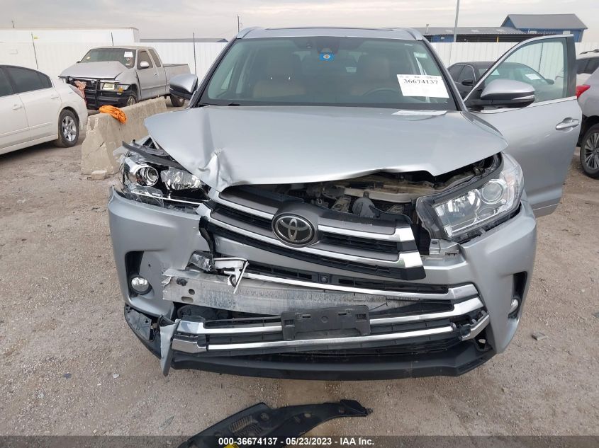 2017 TOYOTA HIGHLANDER LIMITED - 5TDDZRFH0HS408175