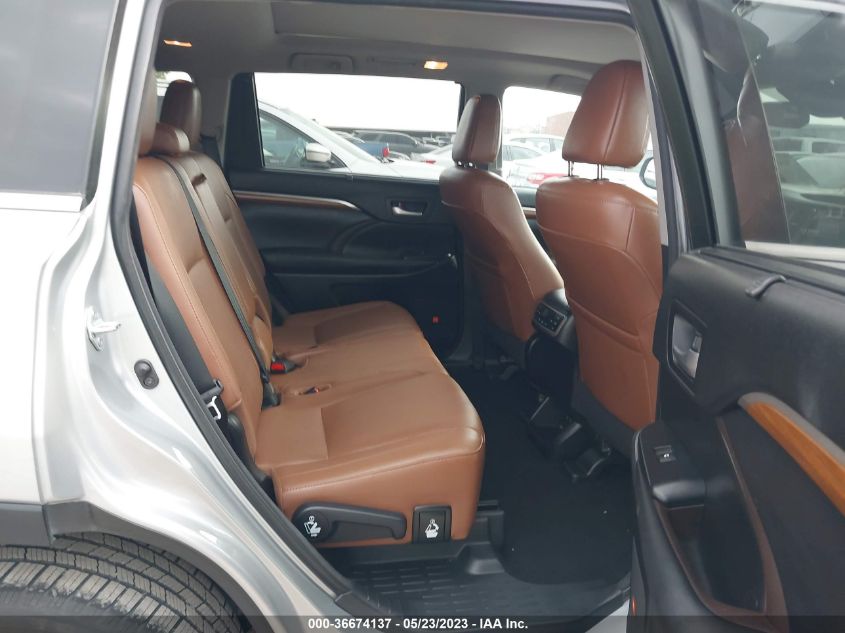 2017 TOYOTA HIGHLANDER LIMITED - 5TDDZRFH0HS408175