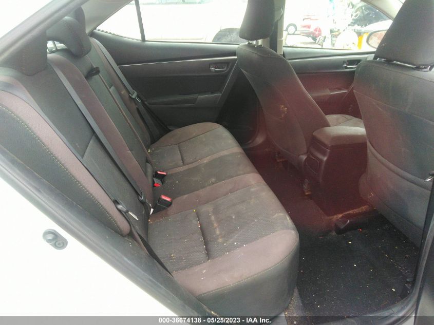 2017 TOYOTA COROLLA L/LE/XLE/SE - 2T1BURHE4HC820634