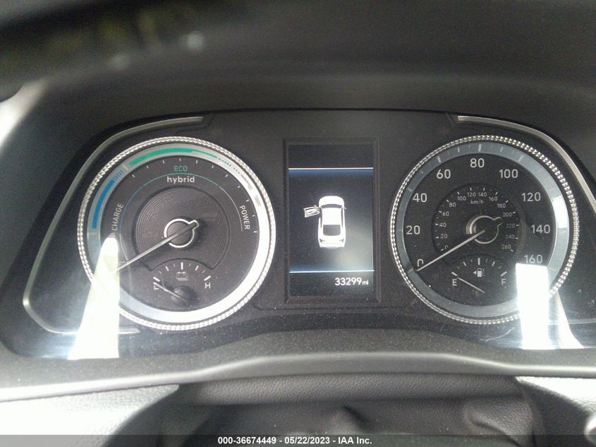 2022 HYUNDAI SONATA HYBRID BLUE - KMHL24JJ9NA041567
