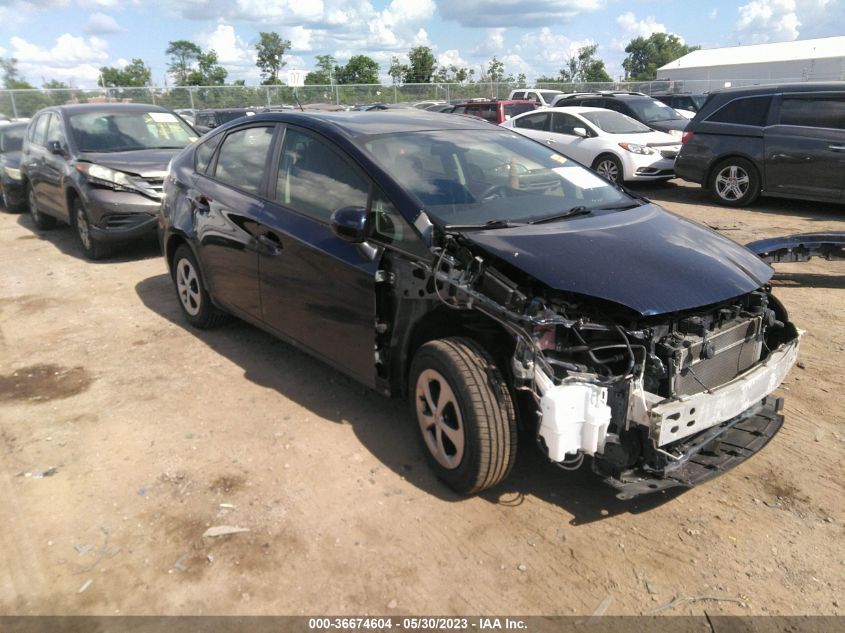 2013 TOYOTA PRIUS ONE/TWO/THREE/FOUR/FIVE - JTDKN3DU7D1617064