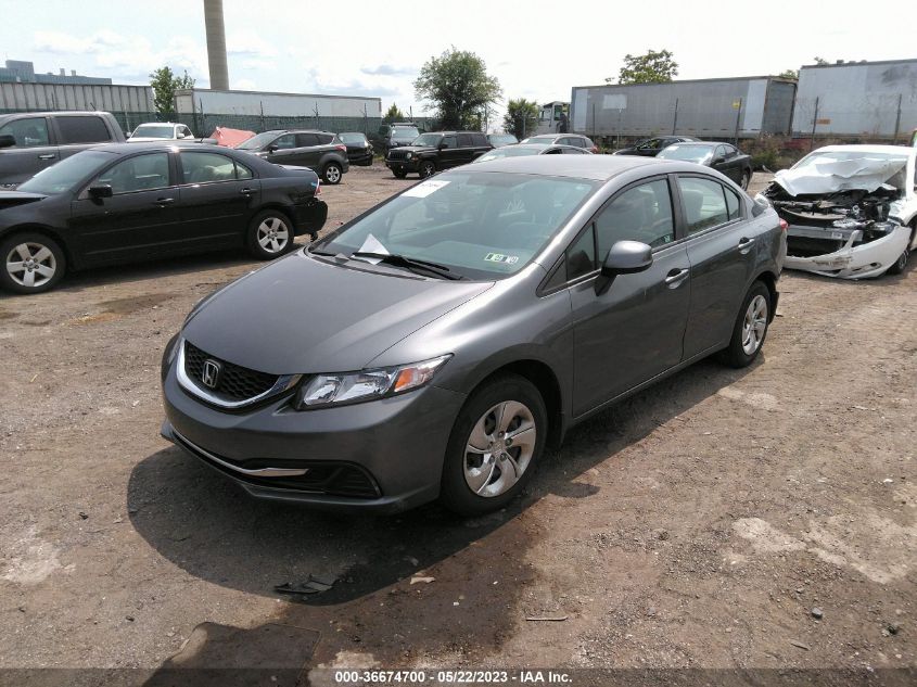 2013 HONDA CIVIC SDN LX - 19XFB2F54DE097915