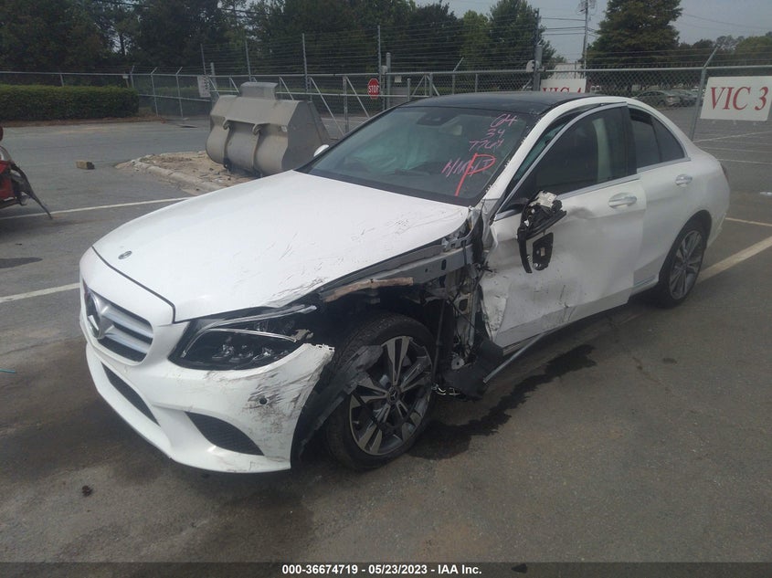 VIN W1KWF8EB1LR597764 2020 MERCEDES-BENZ C-CLASS C 300
