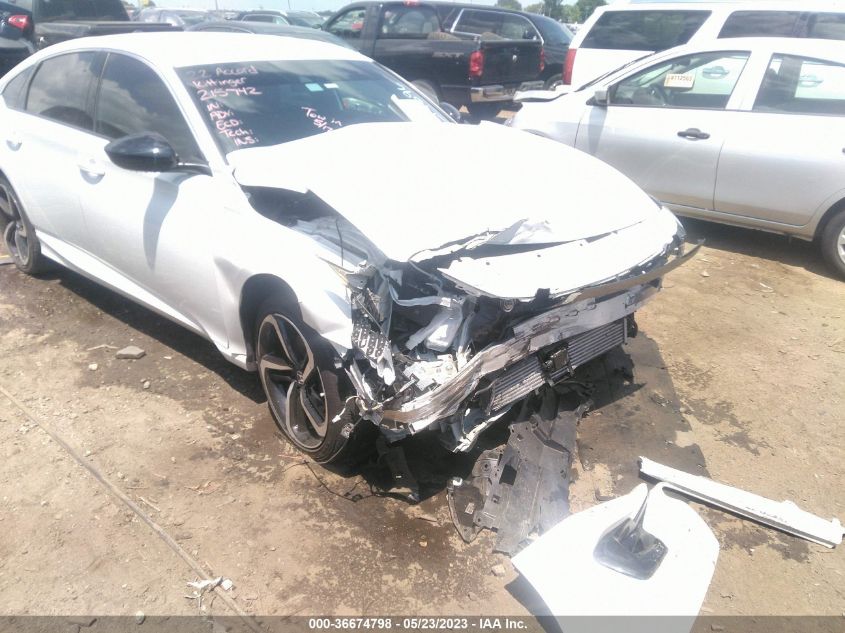 2022 HONDA ACCORD SEDAN SPORT - 1HGCV1F34NA119498