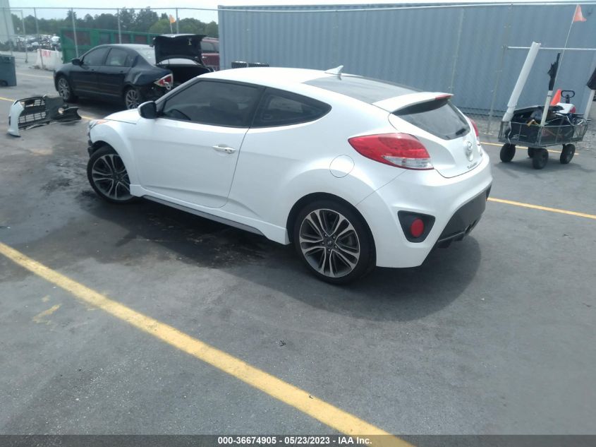 2016 HYUNDAI VELOSTER TURBO - KMHTC6AE2GU298194