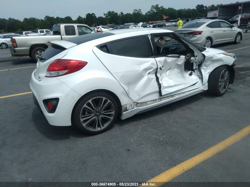 2016 HYUNDAI VELOSTER TURBO - KMHTC6AE2GU298194