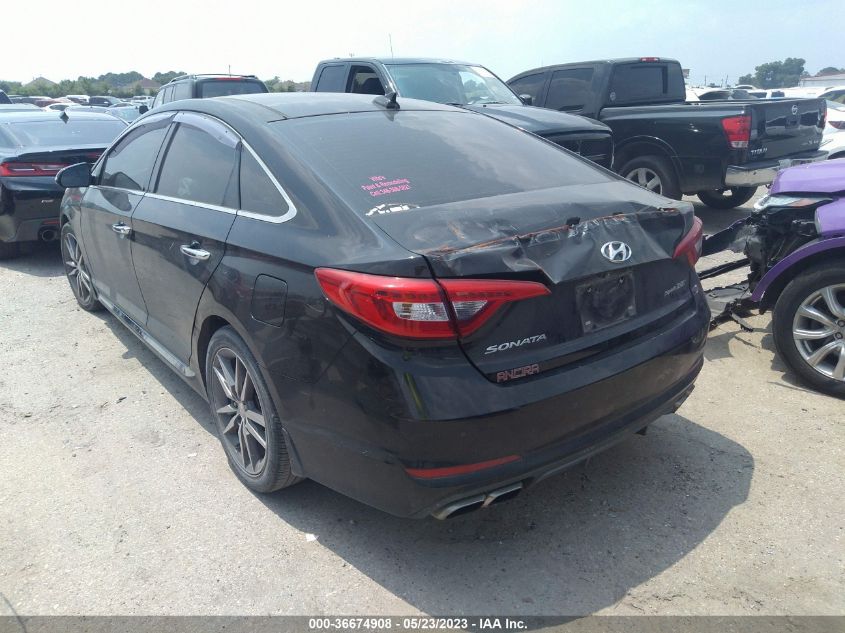 2015 HYUNDAI SONATA 2.0T SPORT - 5NPE34AB8FH074816