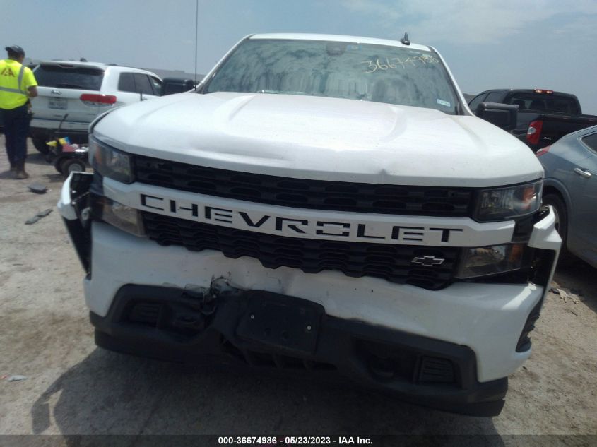 VIN 3GCPWBEK6MG289700 2021 CHEVROLET SILVERADO 1500 no.6