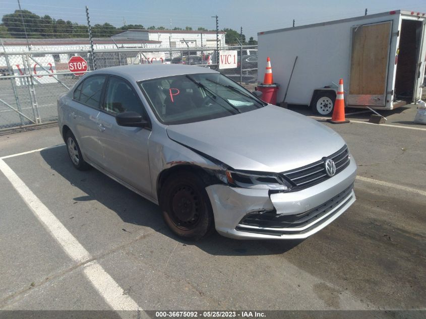 2015 VOLKSWAGEN JETTA SEDAN 2.0L S - 3VW2K7AJ9FM325025