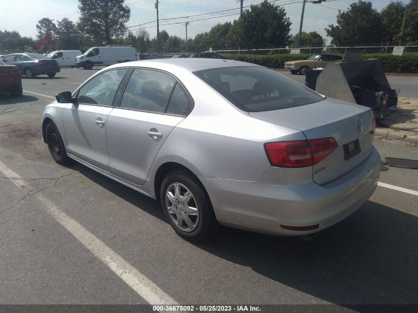 2015 VOLKSWAGEN JETTA SEDAN 2.0L S - 3VW2K7AJ9FM325025