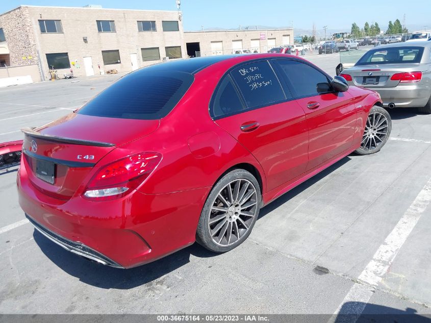 2018 MERCEDES-BENZ C-CLASS AMG C 43 - 55SWF6EB1JU253206