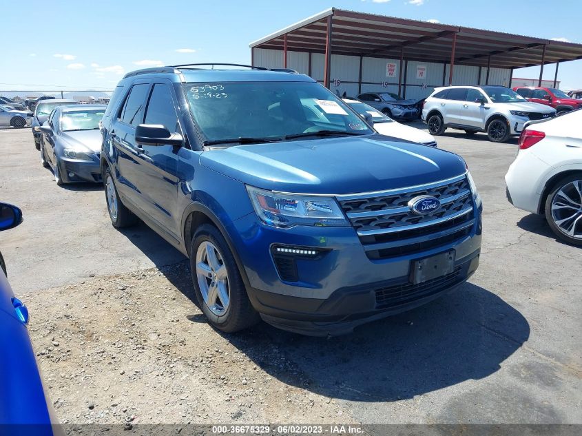 2018 FORD EXPLORER BASE - 1FM5K7B80JGC69728