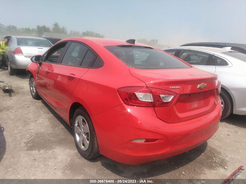 2017 CHEVROLET CRUZE LS - 1G1BC5SM4H7121980