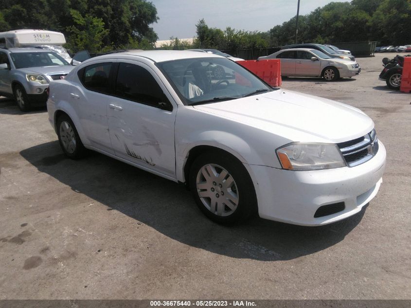 2013 DODGE AVENGER SE - 1C3CDZAB5DN626792
