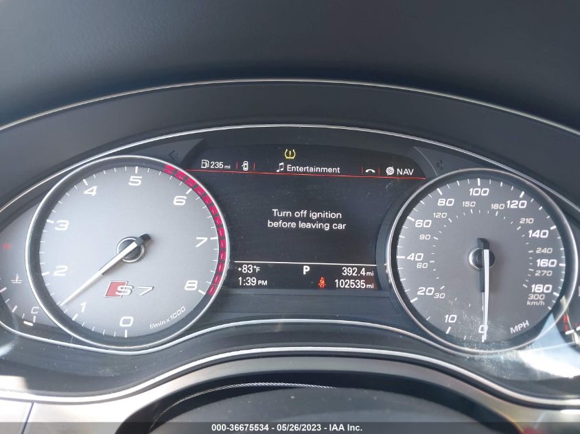 2013 AUDI S7 PRESTIGE - WAUW2AFC5DN158397