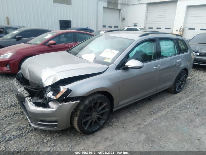 2017 VOLKSWAGEN GOLF SPORTWAGEN S 3VWA17AU6HM527414
