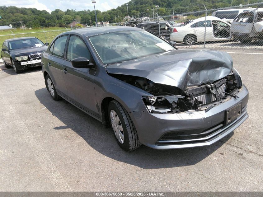 2015 VOLKSWAGEN JETTA SEDAN 2.0L S - 3VW2K7AJXFM286784