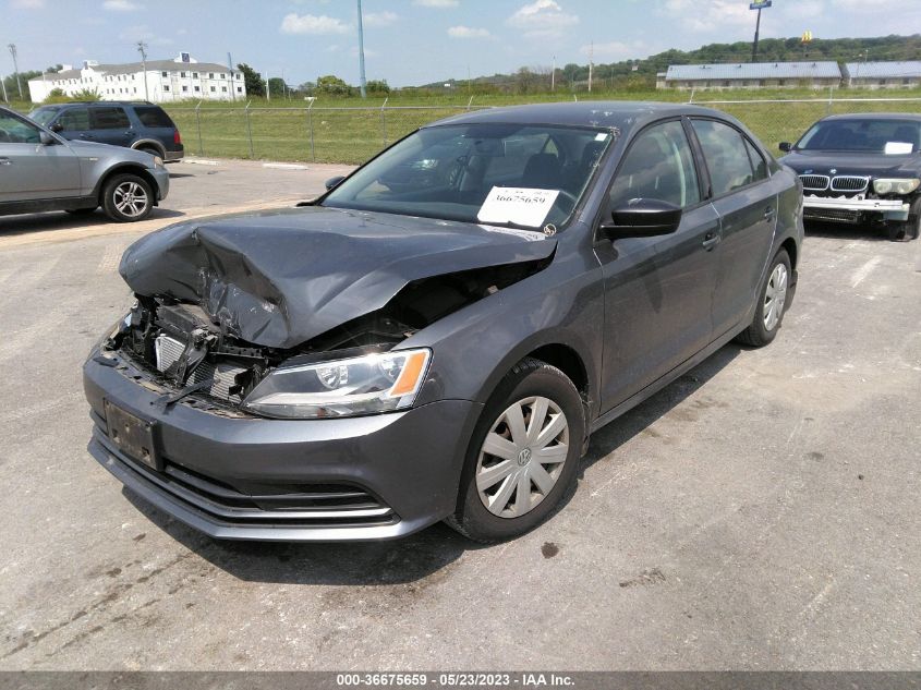 2015 VOLKSWAGEN JETTA SEDAN 2.0L S - 3VW2K7AJXFM286784