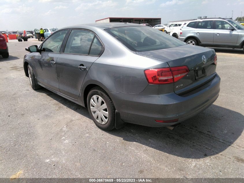 2015 VOLKSWAGEN JETTA SEDAN 2.0L S - 3VW2K7AJXFM286784