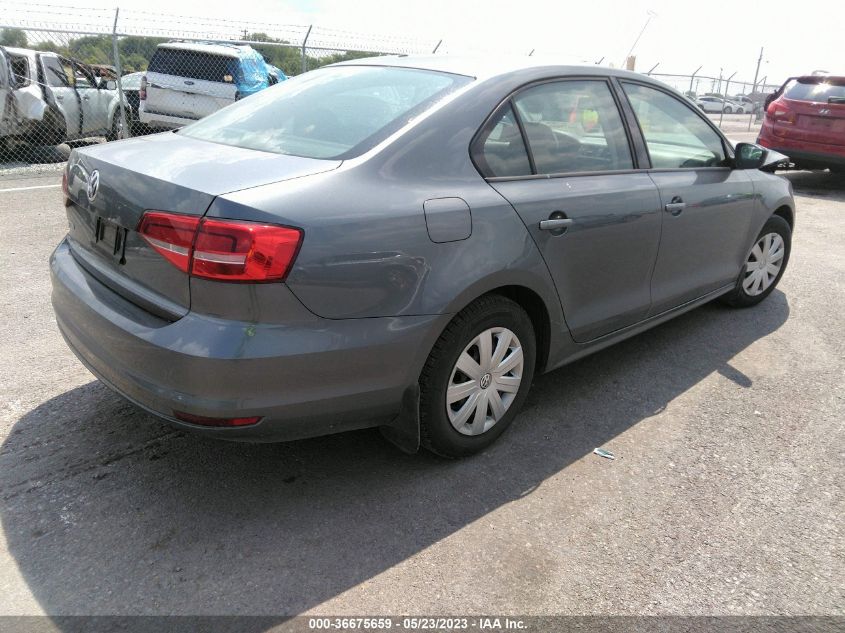 2015 VOLKSWAGEN JETTA SEDAN 2.0L S - 3VW2K7AJXFM286784