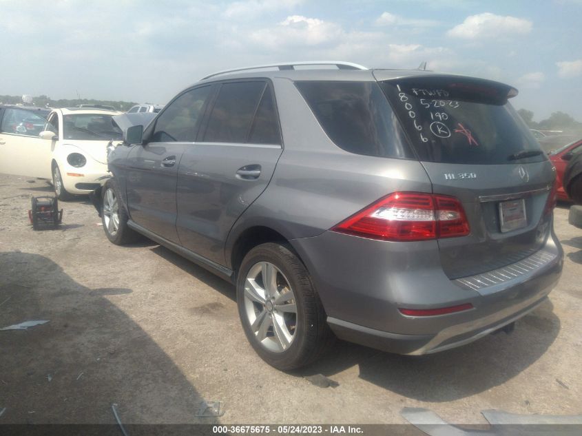 2013 MERCEDES-BENZ M-CLASS ML 350 - 4JGDA5JBXDA251714