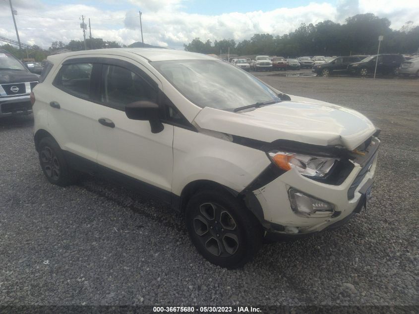 2019 FORD ECOSPORT S - MAJ6S3FL6KC308675