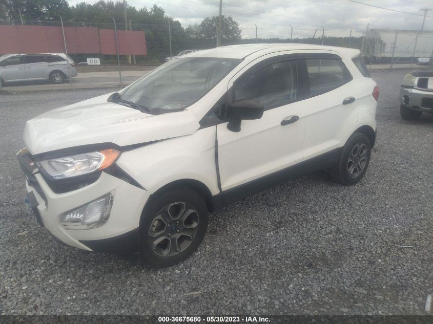 2019 FORD ECOSPORT S - MAJ6S3FL6KC308675