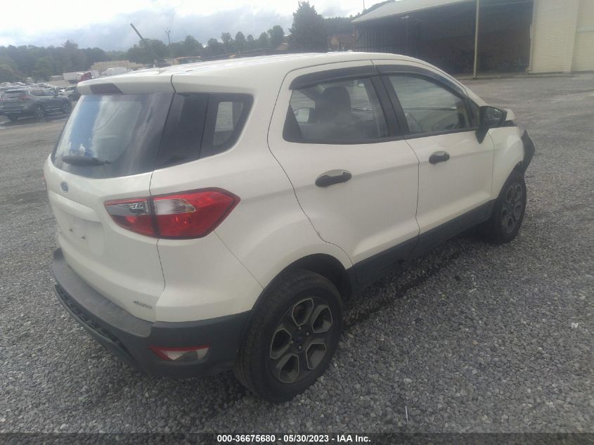 2019 FORD ECOSPORT S - MAJ6S3FL6KC308675