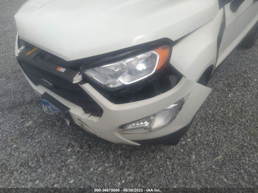 2019 FORD ECOSPORT S - MAJ6S3FL6KC308675