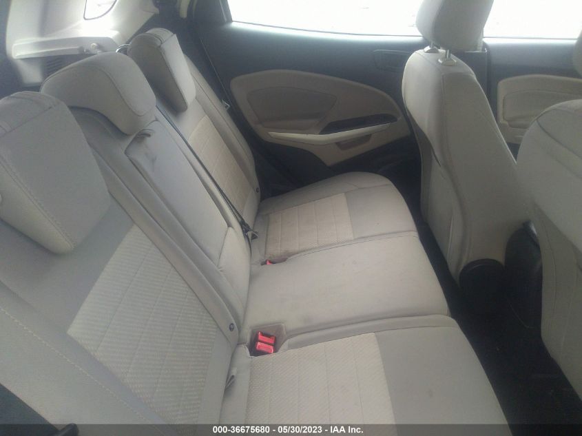 2019 FORD ECOSPORT S - MAJ6S3FL6KC308675