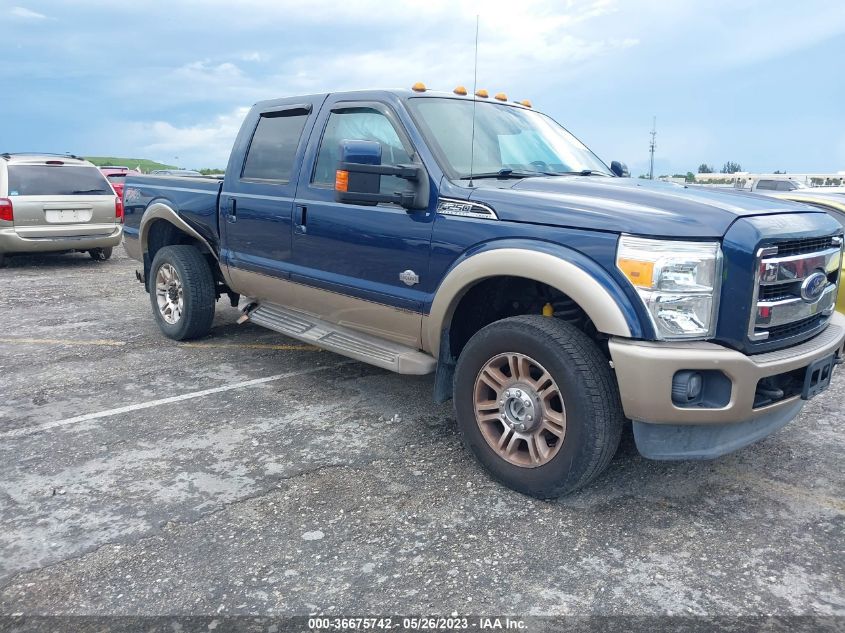 2014 FORD F-250 LARIAT - 1FT7W2BT5EEB04638