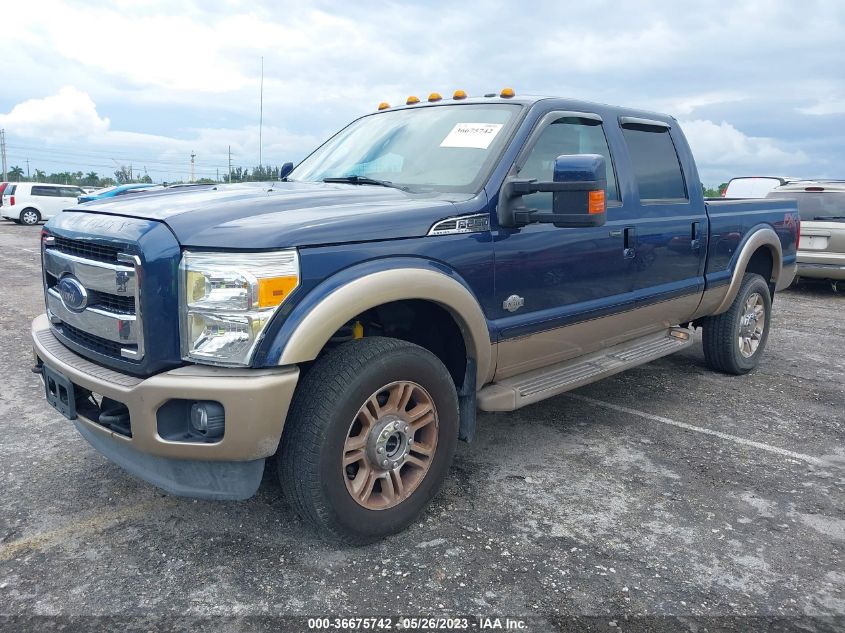 2014 FORD F-250 LARIAT - 1FT7W2BT5EEB04638