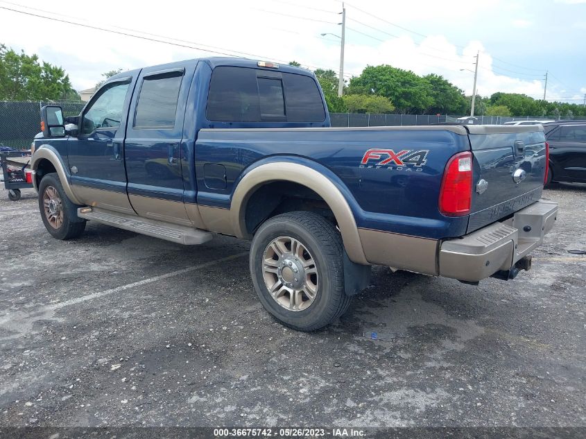 2014 FORD F-250 LARIAT - 1FT7W2BT5EEB04638