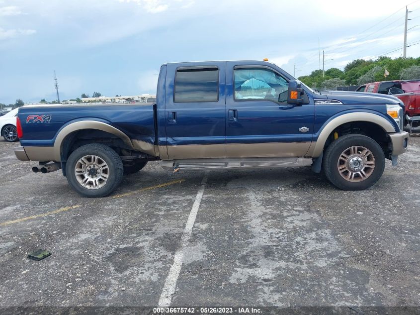 2014 FORD F-250 LARIAT - 1FT7W2BT5EEB04638