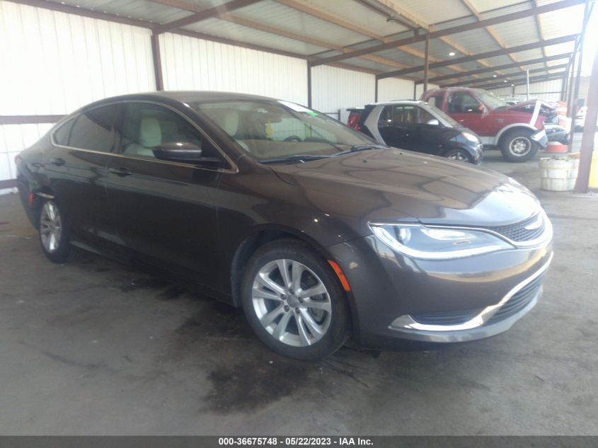 2016 CHRYSLER 200 LIMITED PLATINUM - 1C3CCCAB0GN192656