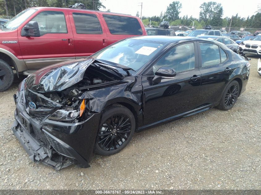 2022 TOYOTA CAMRY HYBRID - 4T1T31AK0NU035000