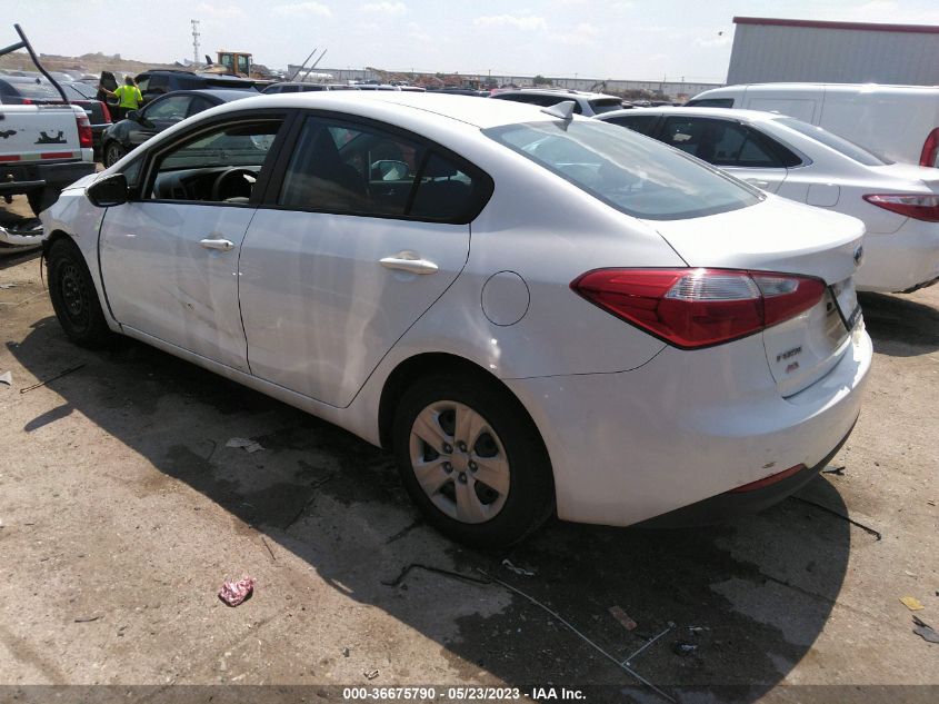 2015 KIA FORTE LX - KNAFX4A61F5371922