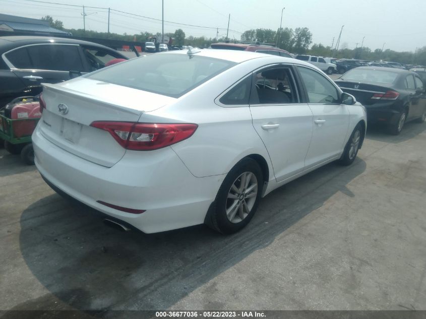 2015 HYUNDAI SONATA 2.4L SE - 5NPE24AF8FH213509