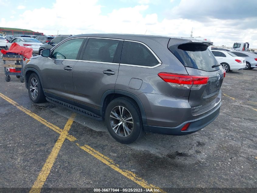 2019 TOYOTA HIGHLANDER LE - 5TDZARFH5KS054948