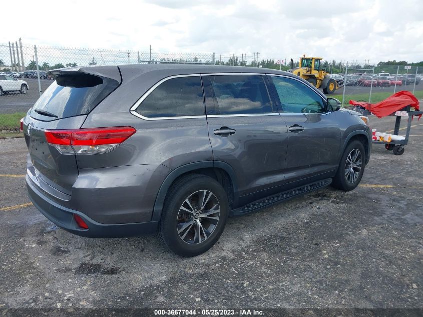 2019 TOYOTA HIGHLANDER LE - 5TDZARFH5KS054948