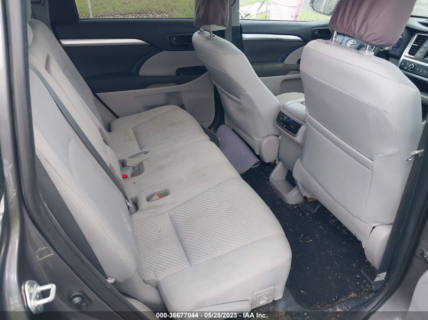 2019 TOYOTA HIGHLANDER LE - 5TDZARFH5KS054948