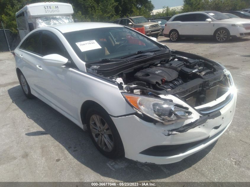 2014 HYUNDAI SONATA GLS - 5NPEB4AC7EH927166