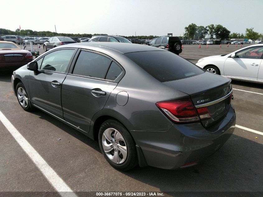 2013 HONDA CIVIC LX - 2HGFB2F57DH549278