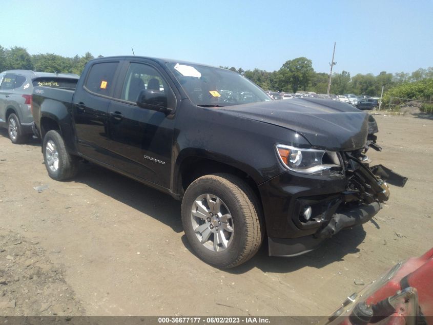 2021 CHEVROLET COLORADO 4WD LT - 1GCGTCEN5M1174237