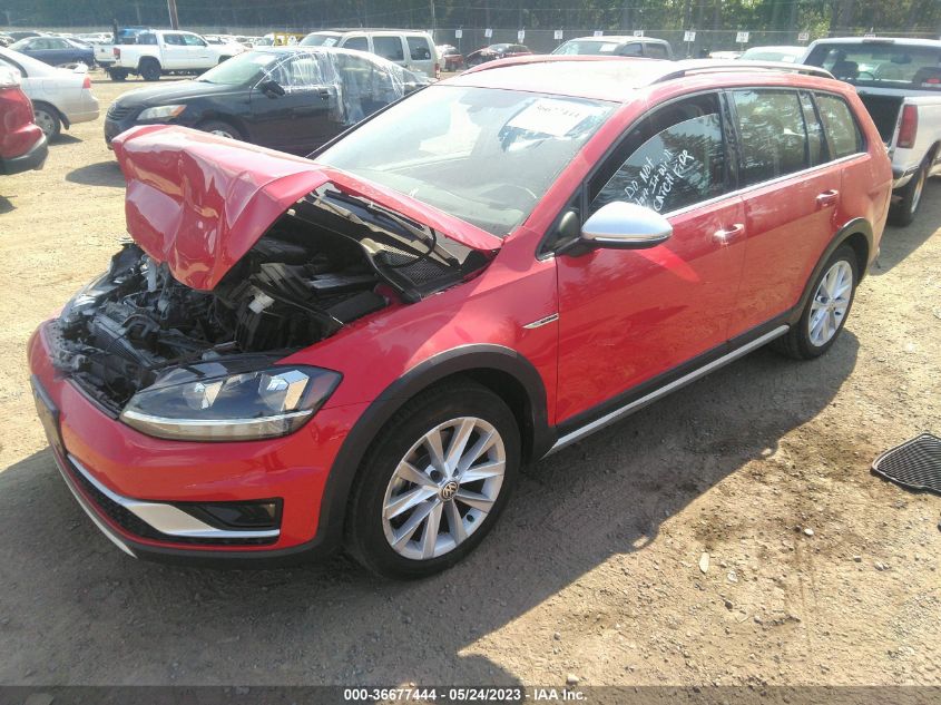 2019 VOLKSWAGEN GOLF ALLTRACK S/SE/SEL 3VWH17AU6KM504687