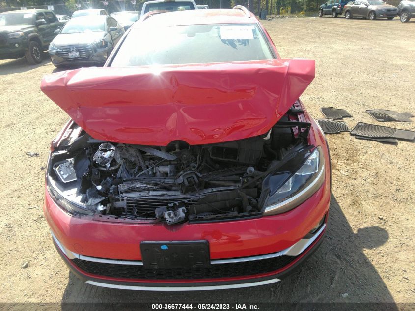 2019 VOLKSWAGEN GOLF ALLTRACK S/SE/SEL 3VWH17AU6KM504687