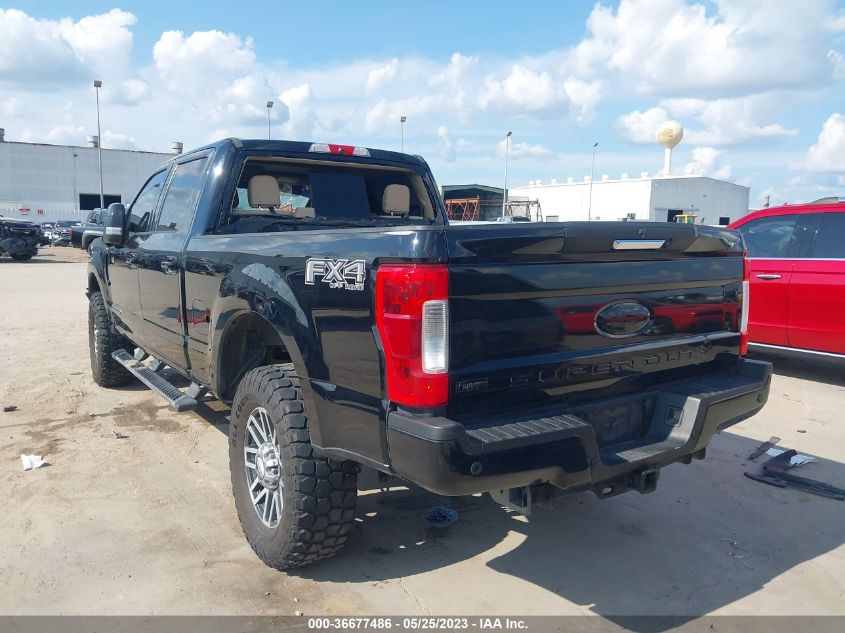 2017 FORD SUPER DUTY F-250 SRW LARIAT/PLATINUM - 1FT7W2BT9HEE63074