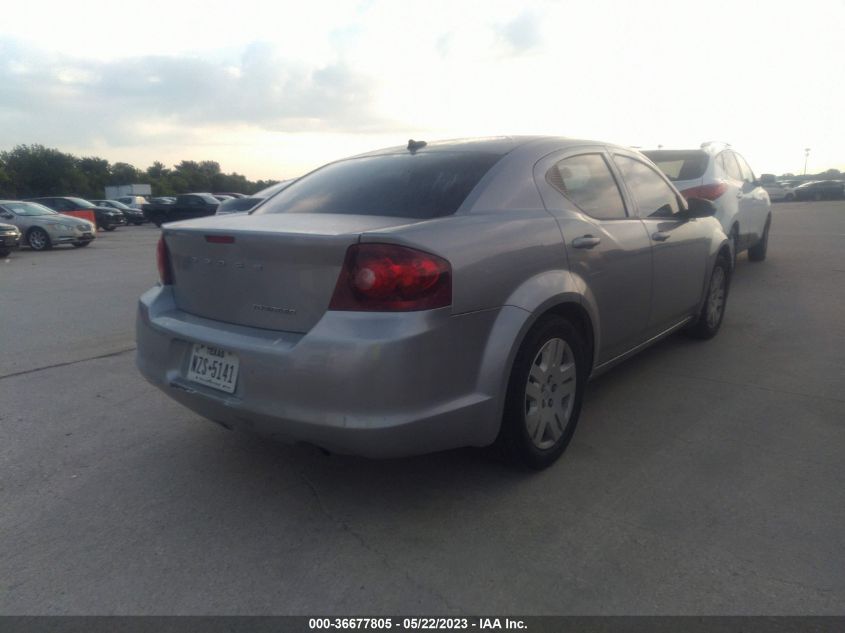 2014 DODGE AVENGER SE - 1C3CDZAB9EN228891