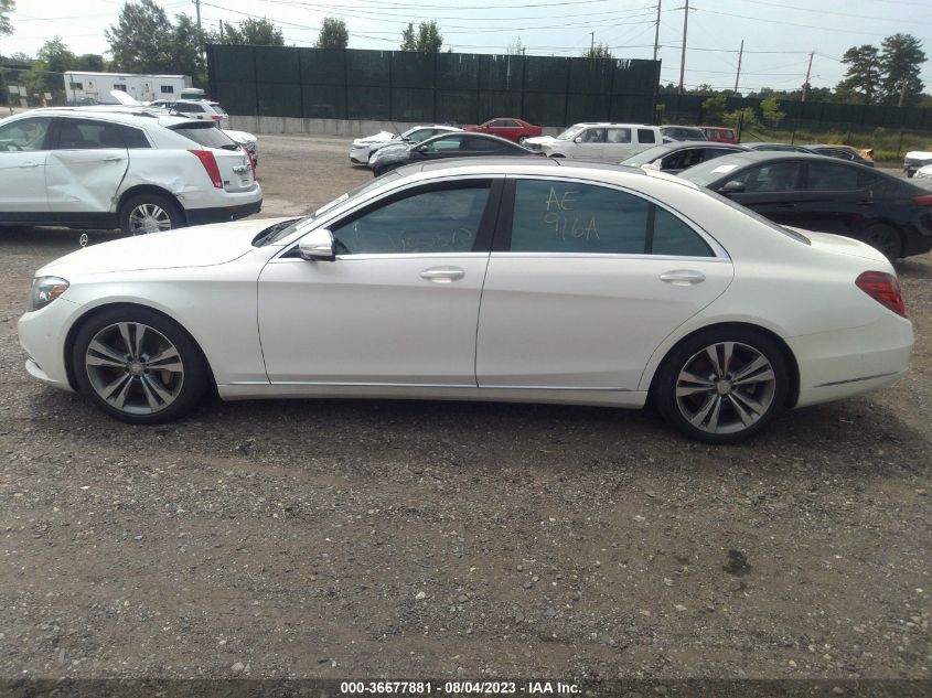 2016 MERCEDES-BENZ S-CLASS S 550 - WDDUG8FBXGA230854