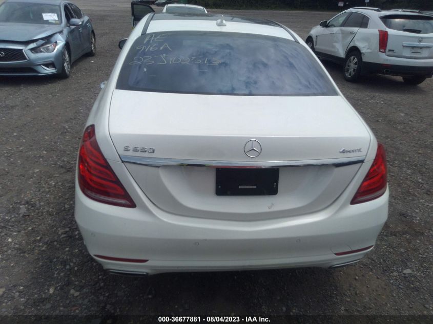 2016 MERCEDES-BENZ S-CLASS S 550 - WDDUG8FBXGA230854